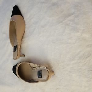 1 inch two toned heels